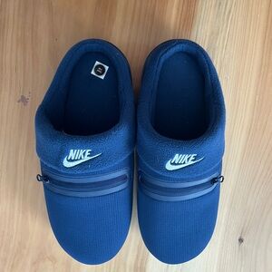 Nike Kids Navy Blue Slippers